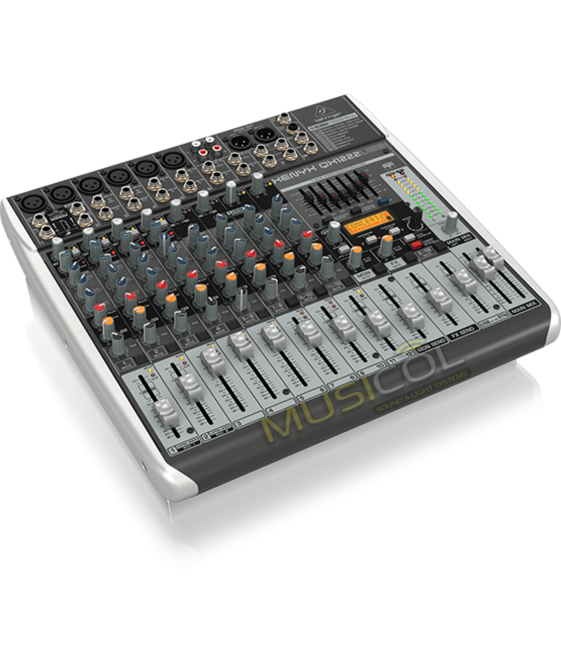 מיקסר 14 כניסות, אפקט, וכרטיס קול QX1222USB