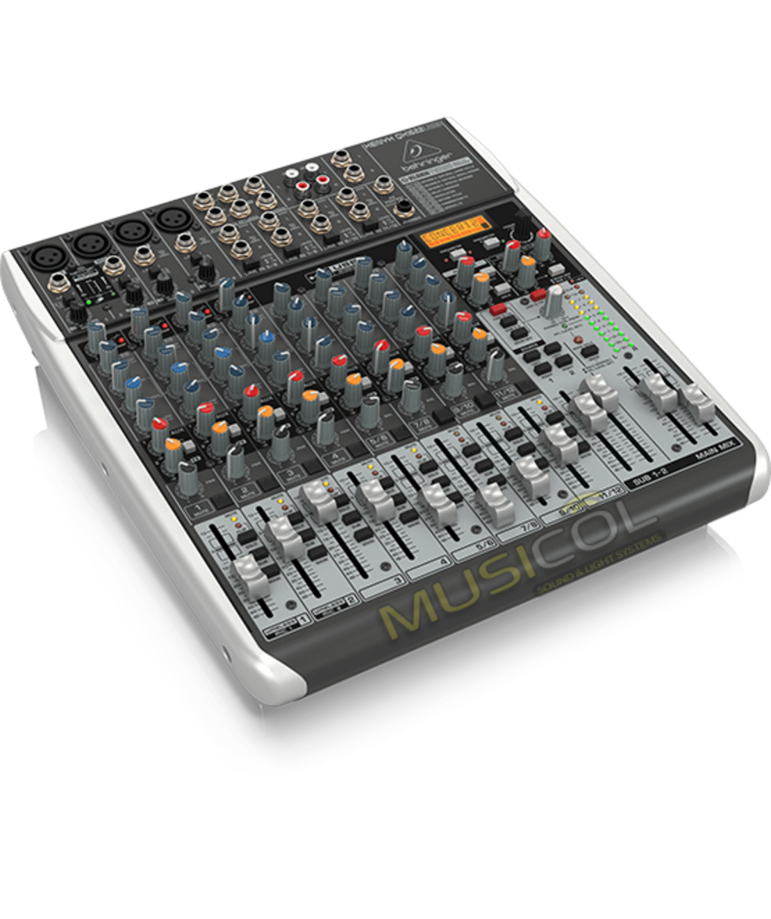 מיקסר 12 כניסות, אפקט, וכרטיס קול QX1622USB