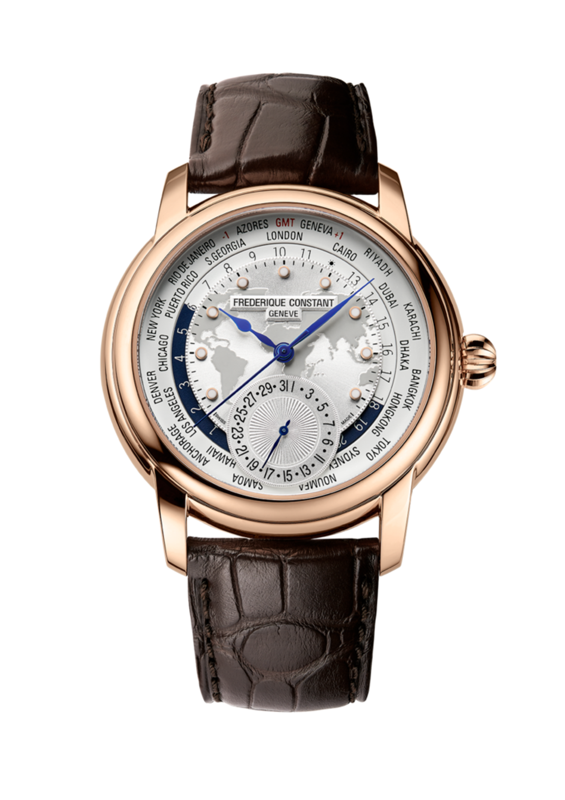 שעון Frederique Constant Worldtimer Manufacture FC-718WM4H4