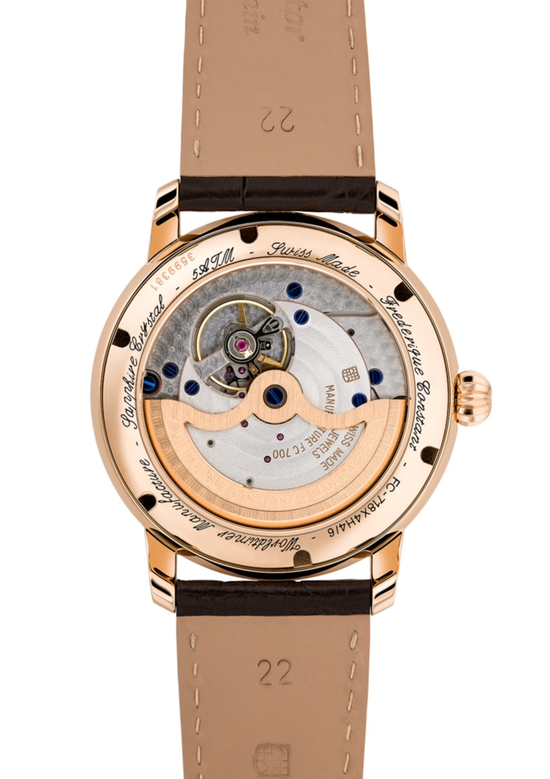 שעון Frederique Constant Worldtimer Manufacture FC-718WM4H4