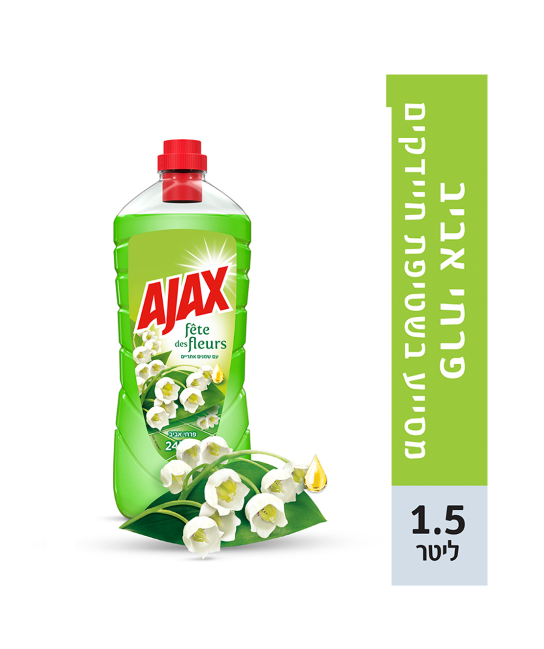 אג'קס חגיגת הפרחים נוזל לניקוי כללי ורצפות 1.5 ליטר