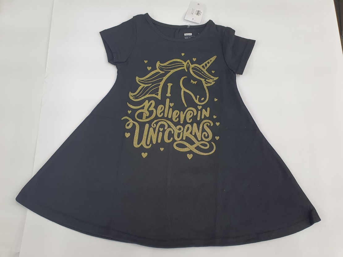 שמלה בנות דלתא 2-10 (שחור,אדום) 