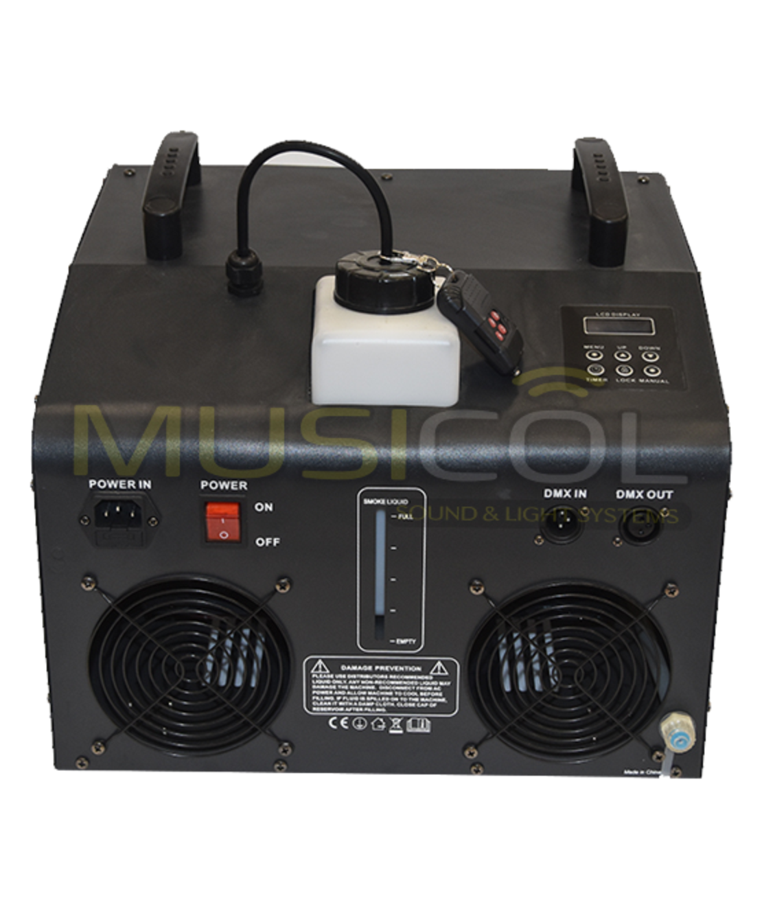 מכונת בועות סבון משולב עשן ולדים BMF300