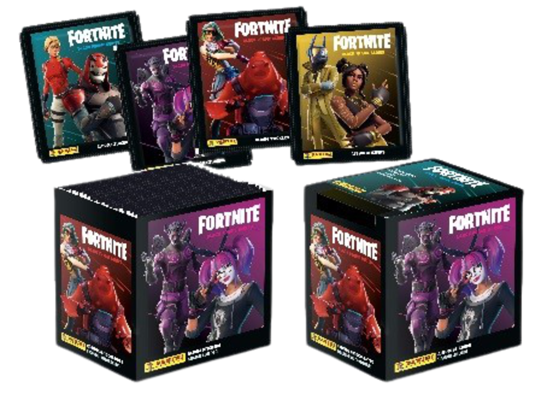 פורטנייט - 5 מעטפות עם מדבקות (5 מדבקות במעט')