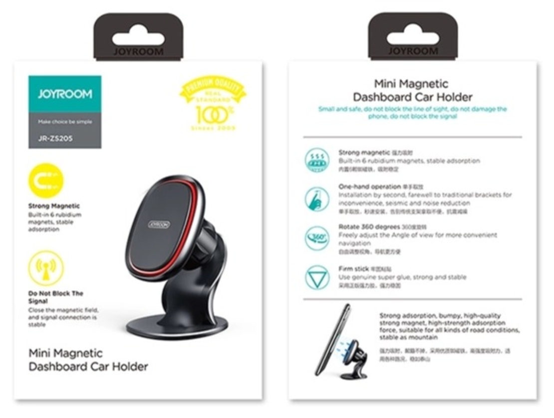 מעמד מגנטי לטלפון נצמד לדשבורד GR