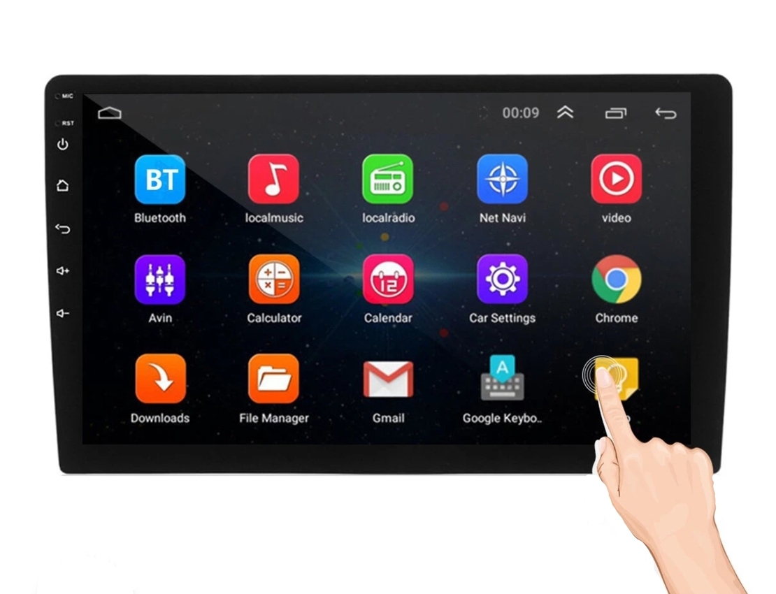 מסך טאצ' לרכב אנדרואיד גרסה 10 - במידה 7 אינץ RAM 2G + 16G