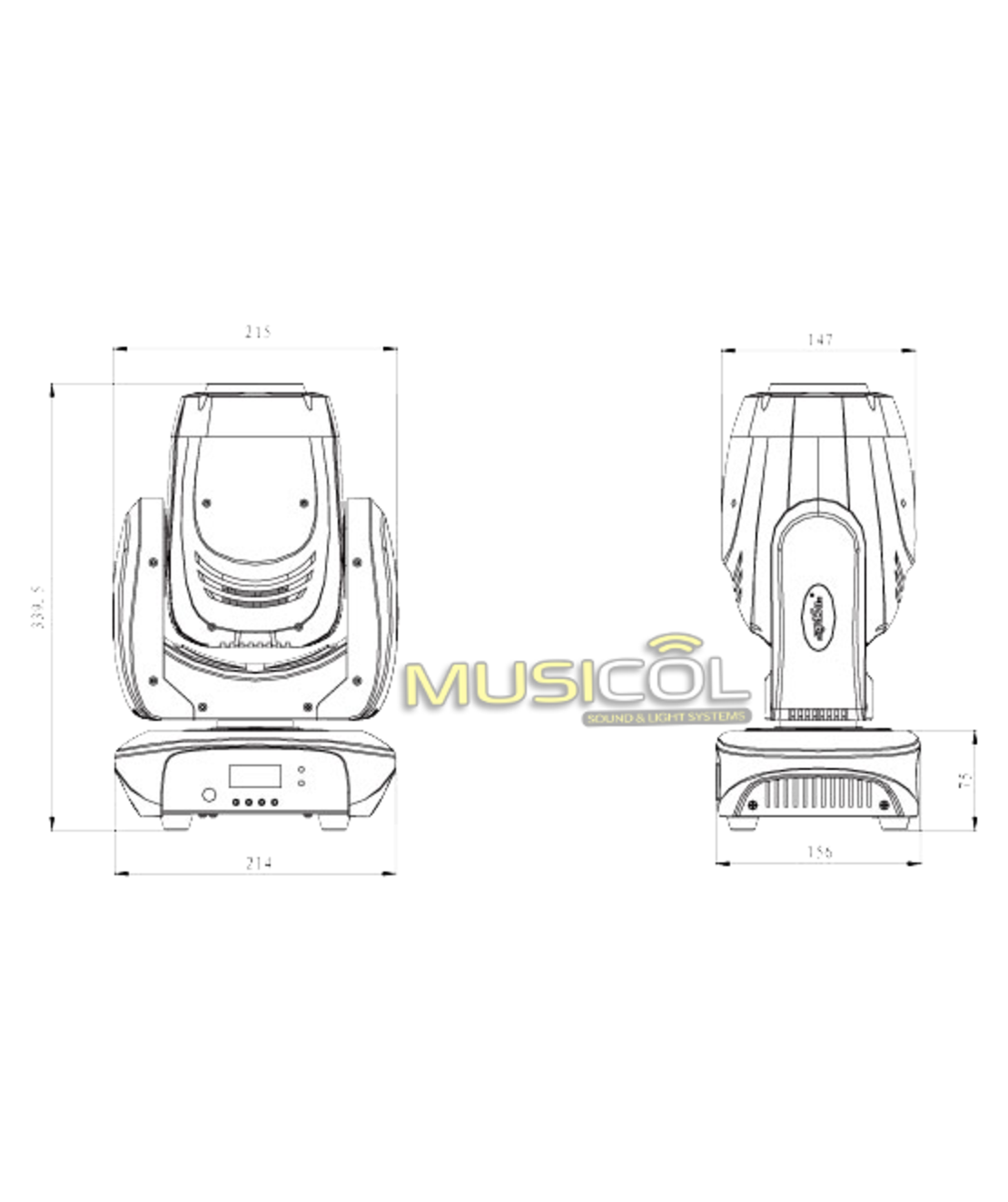 פנס ספוט 75SPOT 75W
