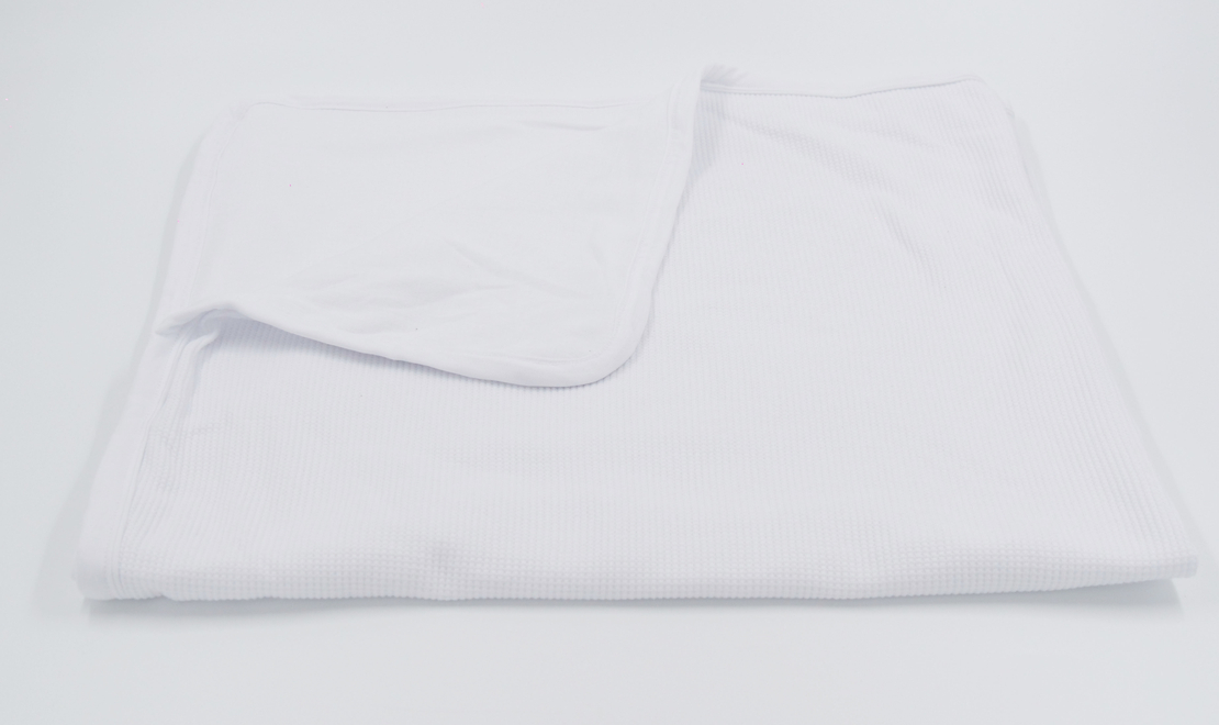 שמיכת קיץ לעגלה\עריסה | לבן שלג