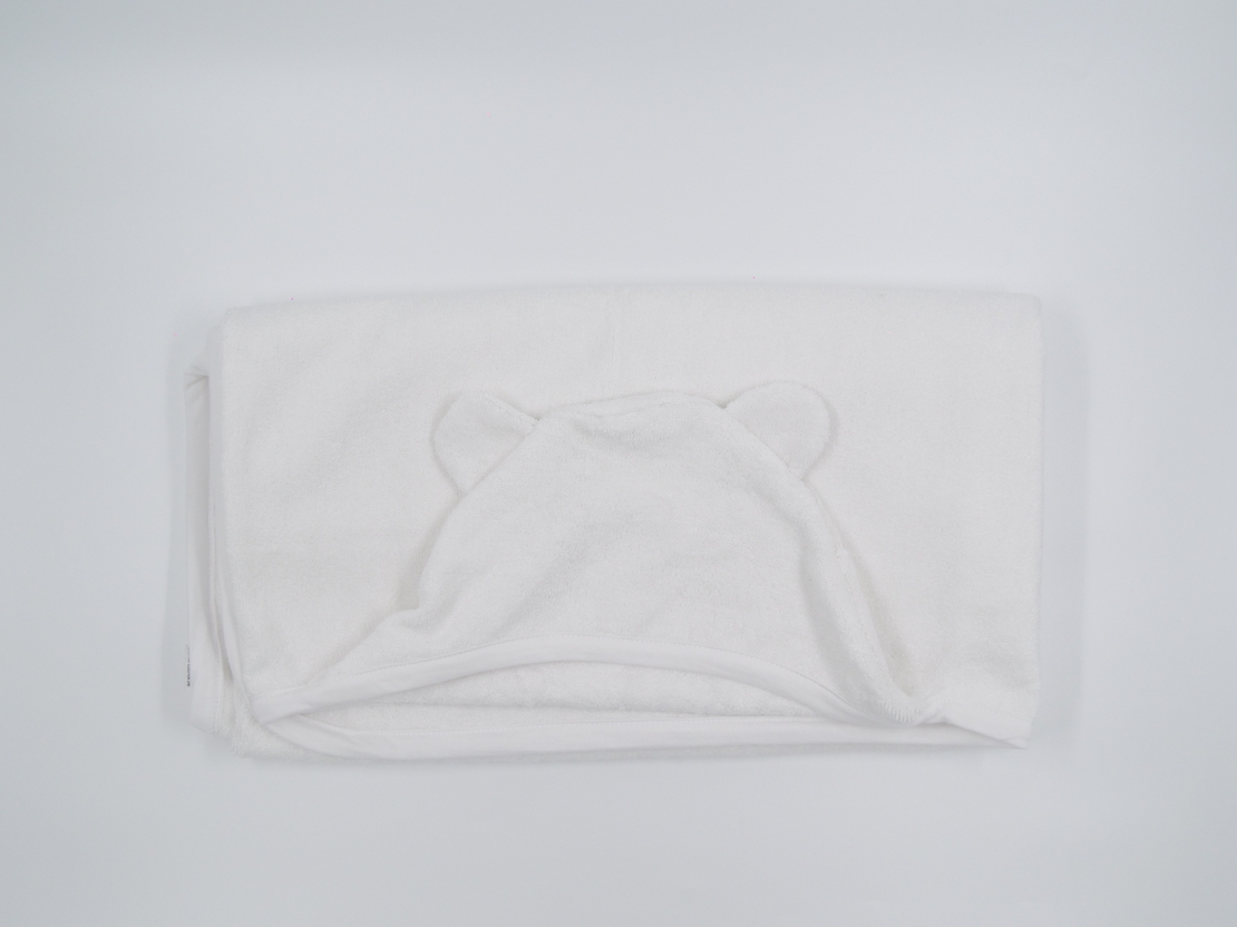 מגבות 100% במבוק אורגני| לבן שלג