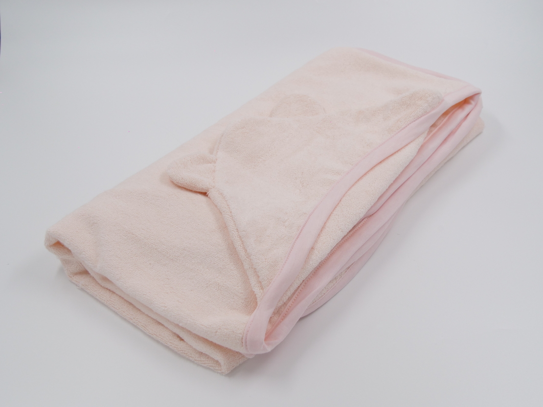 מגבות 100% במבוק אורגני| ורוד בייבי