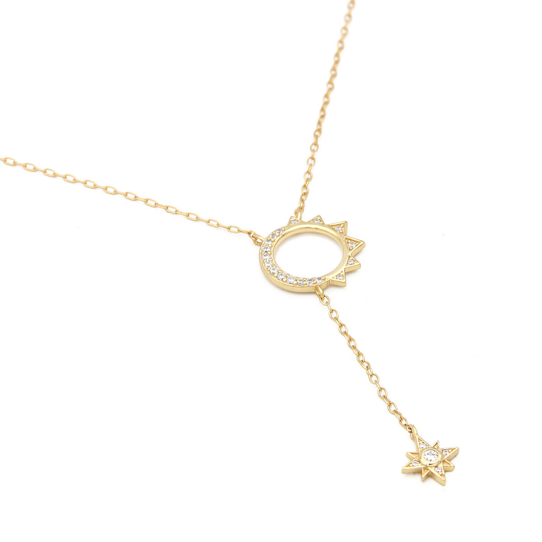 שרשרת ליטל סקיי - כסף 925 בציפוי זהב מיקרוני