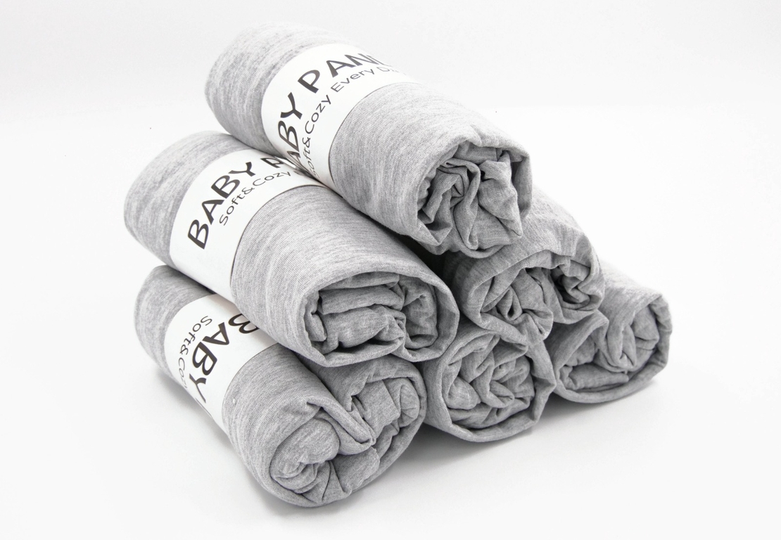 סדין למיטת תינוק| אפור מלאנז