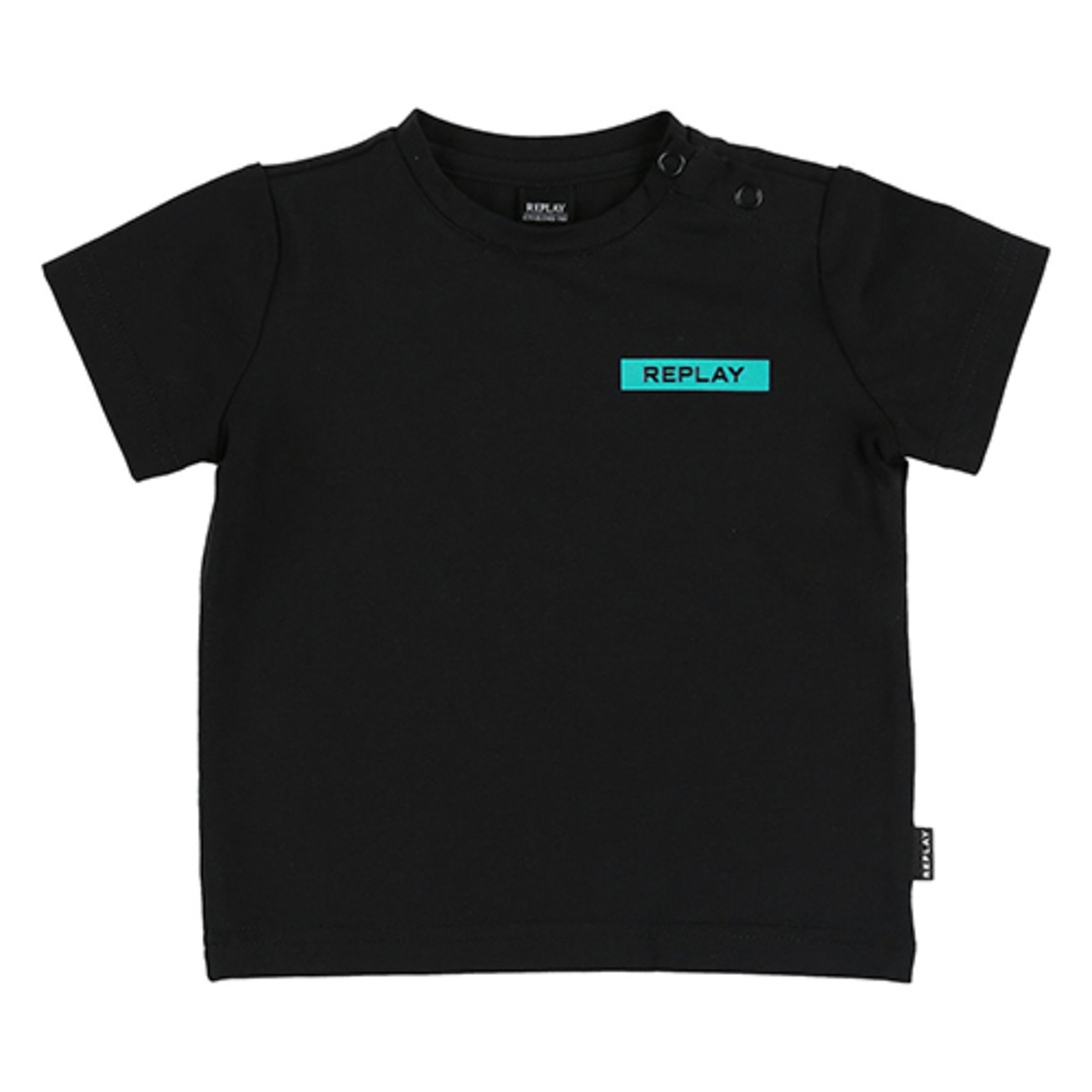 חולצת REPLAY לתינוקות (מידות 3 חודשים-2 שנים) פס טורקיז