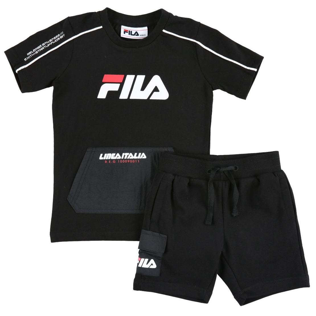 חליפת FILA לילדים (מידות 2-8 שנים) כיס