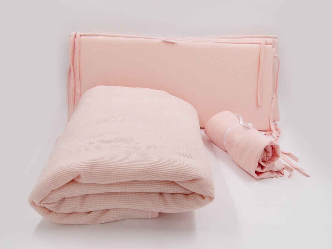 סט קיץ מלא למיטת תינוק | NEW PINK