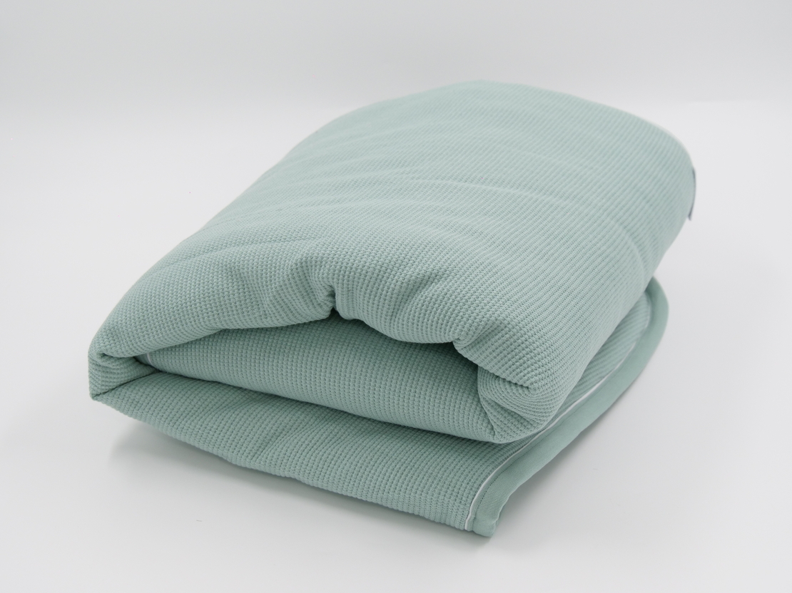 שמיכת SOFT לעריסה | מנטה וופל