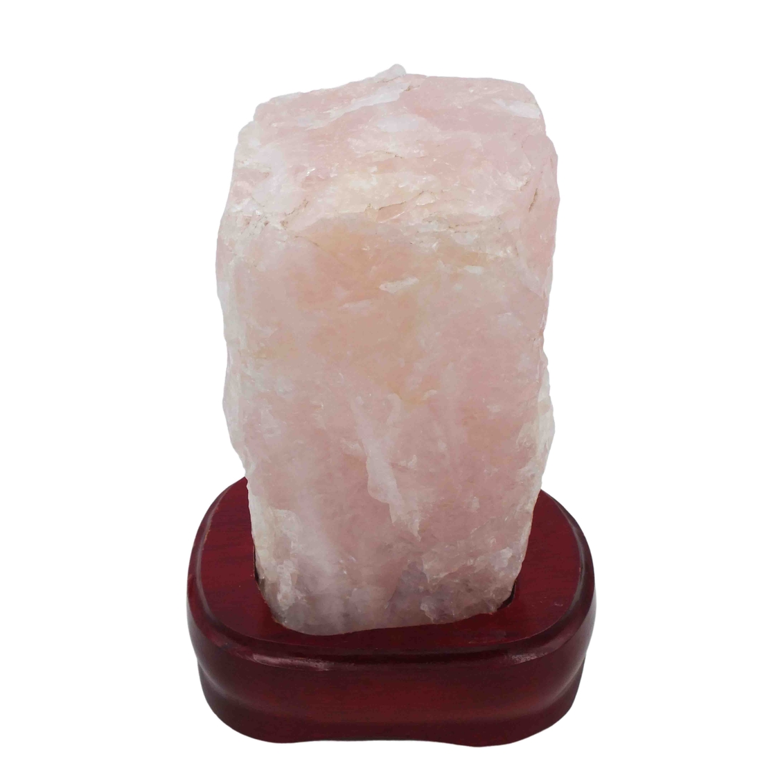 מנורת גביש רוזקוורץ טבעי