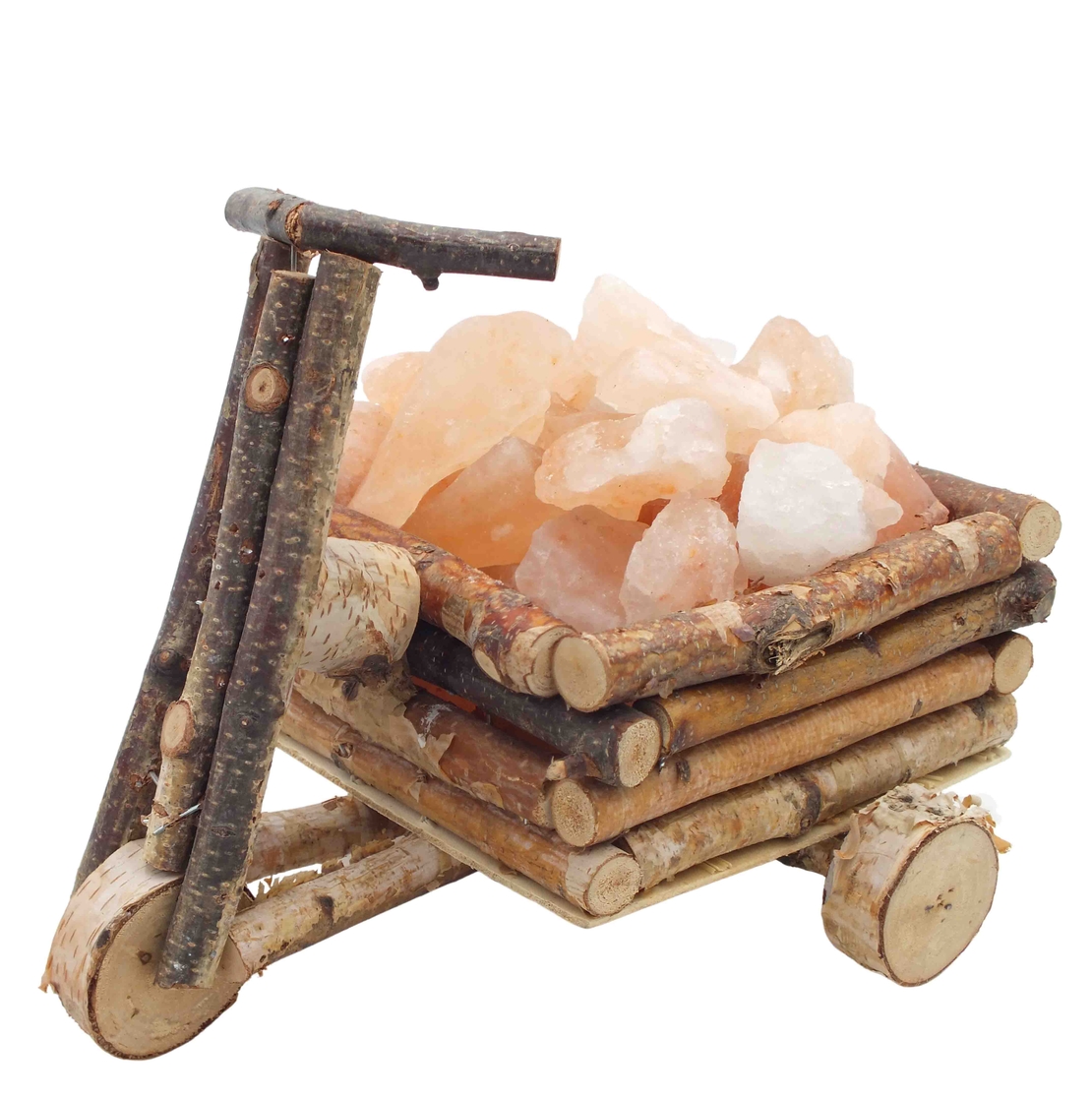 מנורת גבישי מלח הימלאיה בתלת אופן