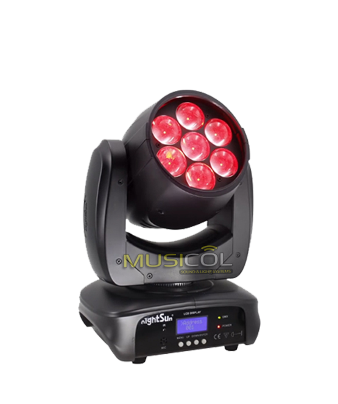 פנס לד שטיפה WASH710 7X10W 