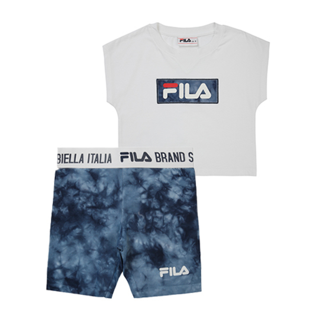 חליפת FILA לילדות (מידות 4-8שנים) לבן