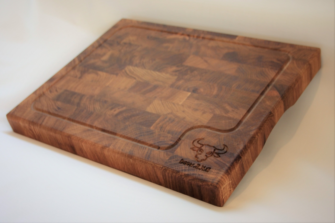  בוצ'ר בלוק אמיתי  קרש חיתוך מקצועי  40X32X4 ס