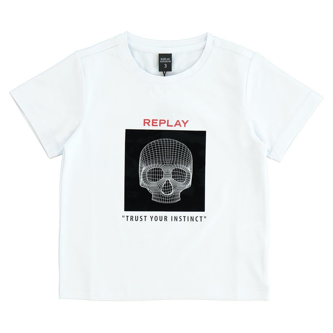 חולצת REPLAY לילדים (מידות 3-16 שנים) גולגולת REPLAY KIDS