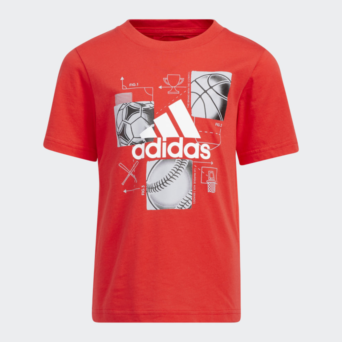 חליפה אדומה ADIDAS בנים - 2-7 שנים