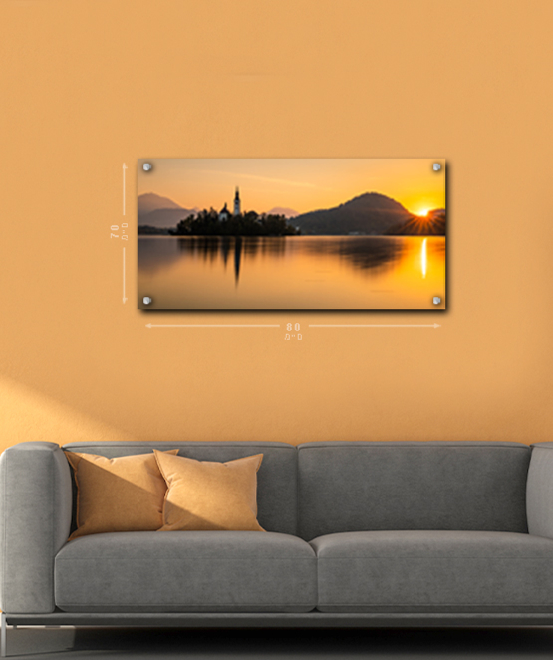 הדפסה על זכוכית 80X40ס