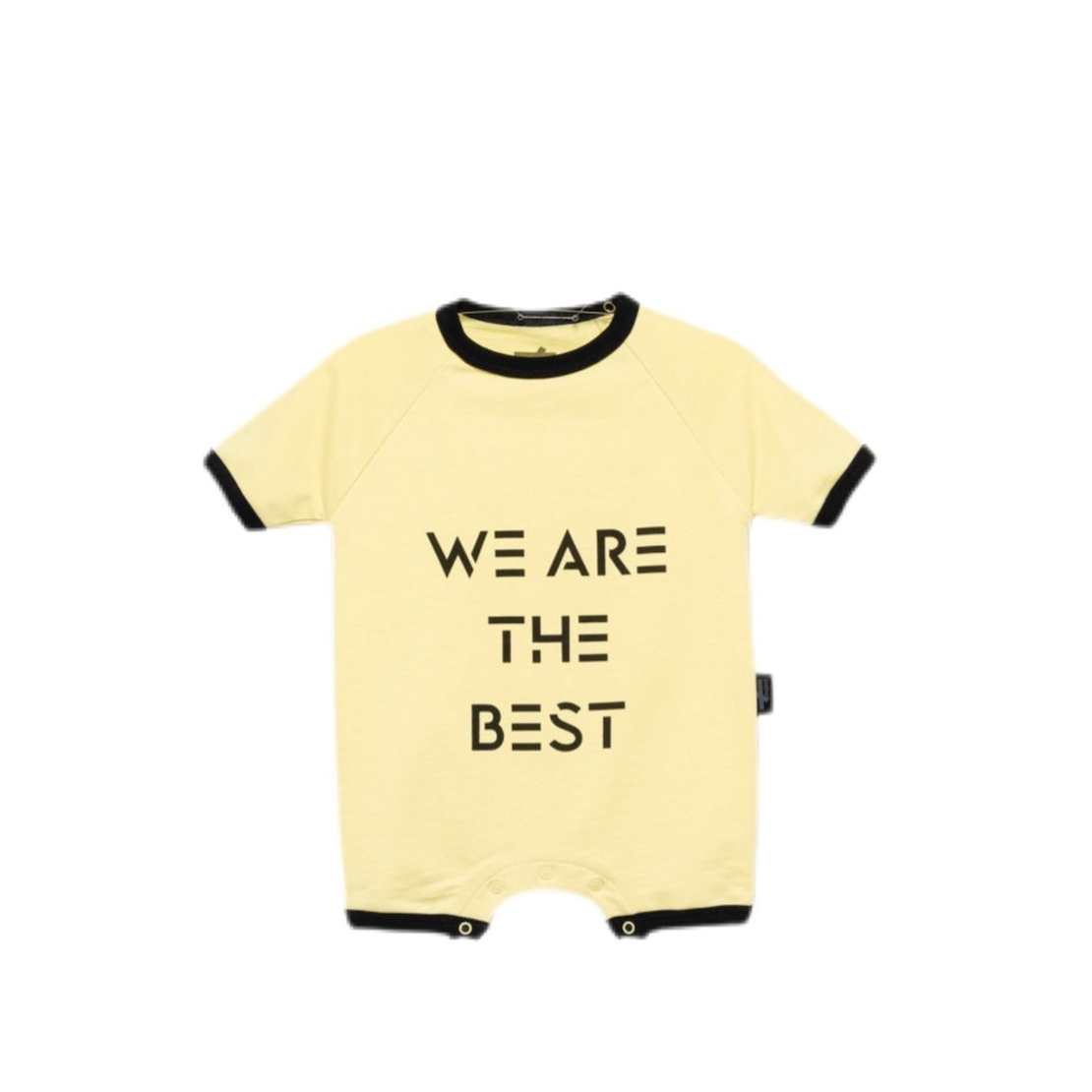 אוברול MOI NOI צהוב מודפס מידות 3M-24M