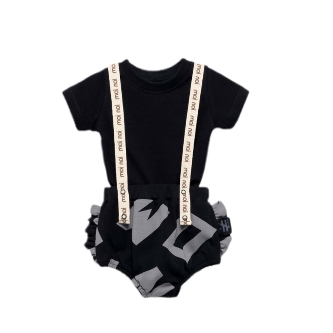 בגד גוף MOI NOI שלייקס שחור מידות 3M-24M