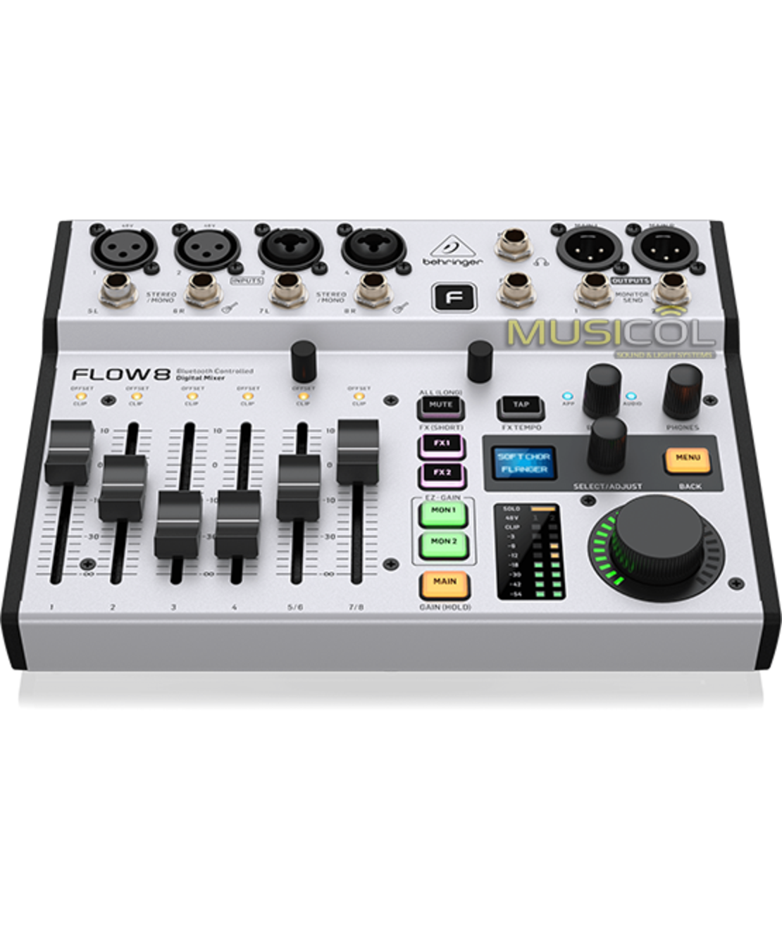 מיקסר דיגיטלי 8 ערוצים BEHRINGER FLOW8