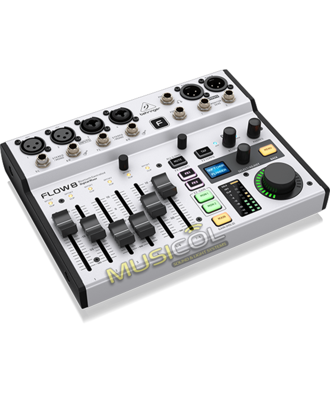 מיקסר דיגיטלי 8 ערוצים BEHRINGER FLOW8