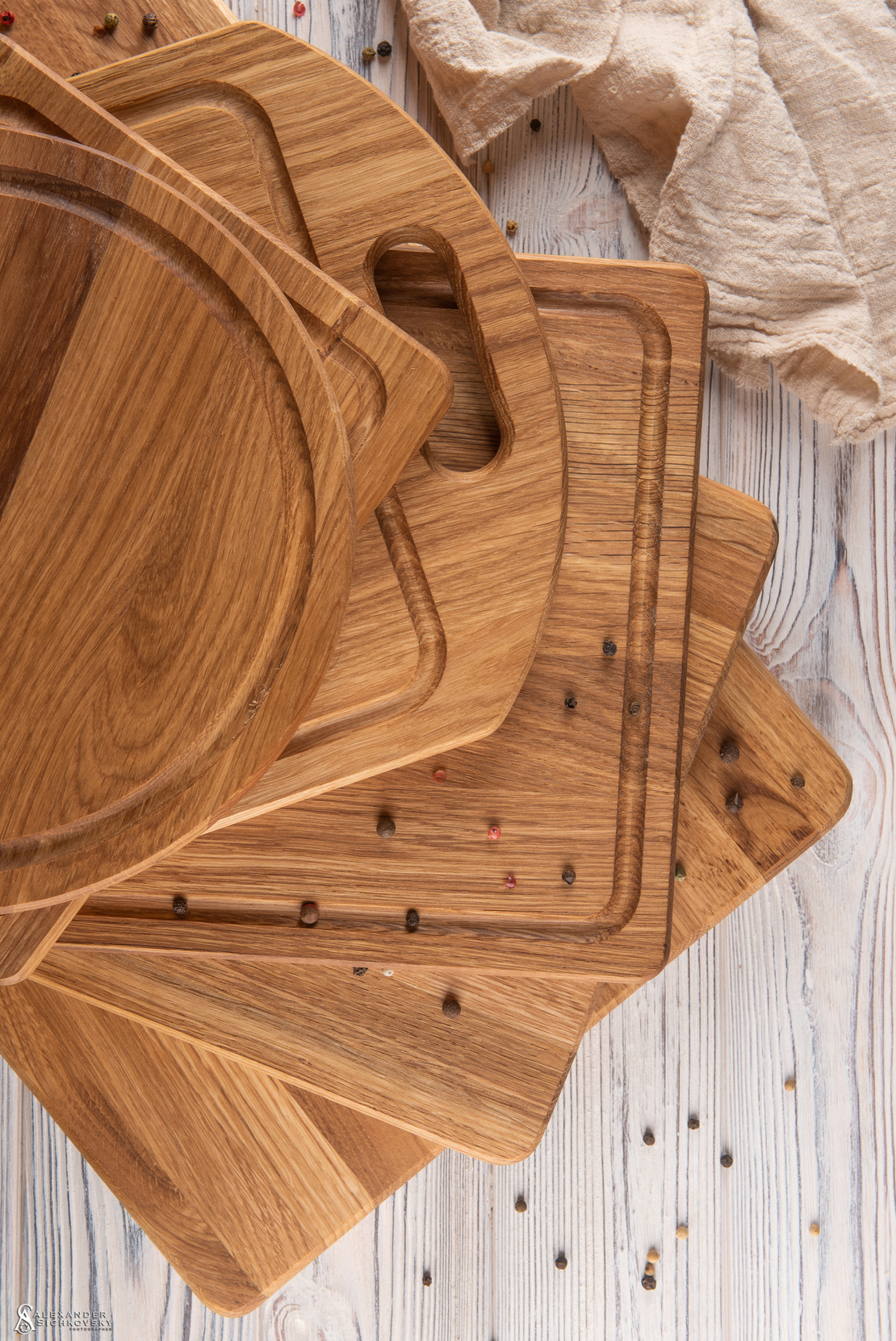 פלטת עץ בקוטר 30 ס