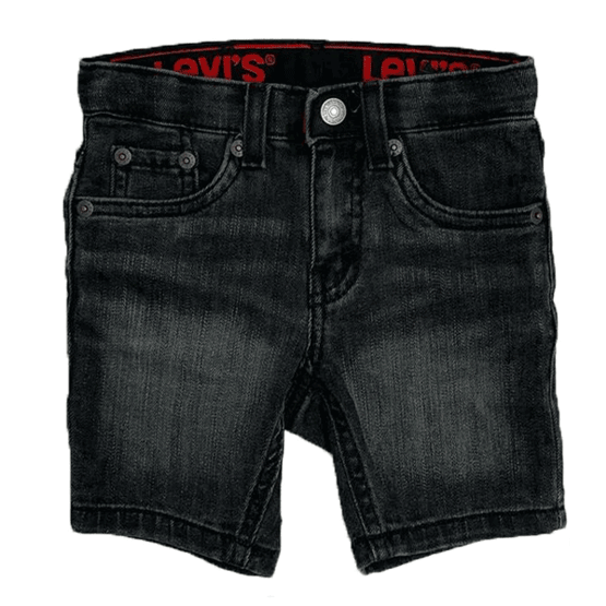 שורט ג'ינס בנים LEVIS SLIM שחור  מידות(2-16 שנים)