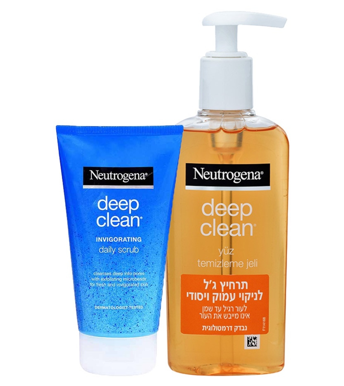 ניוטרוג'ינה צמד תרחיצים - דיפ קלין