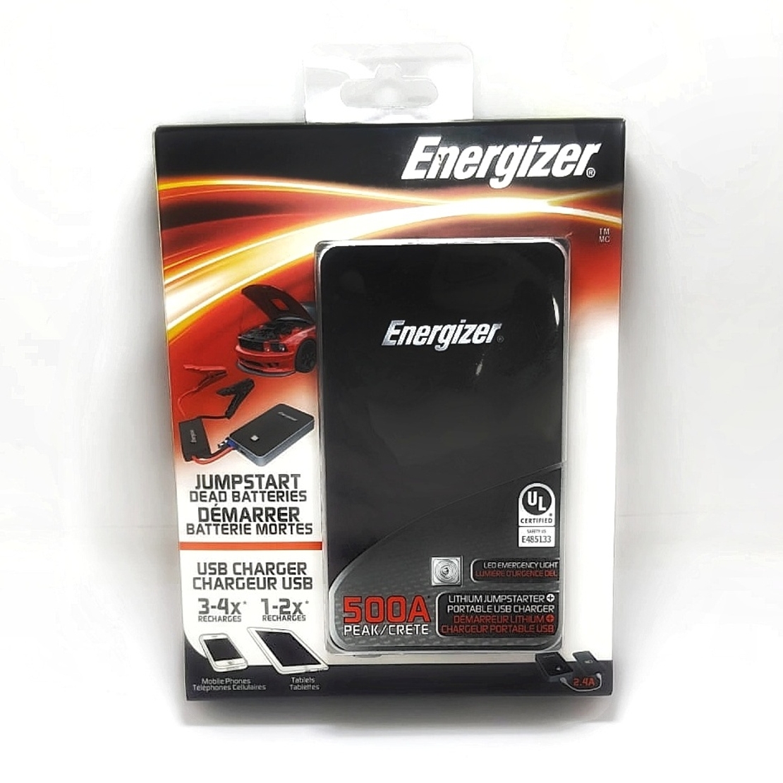 בוסטר התנעה A600 מחברת Energizer.  
