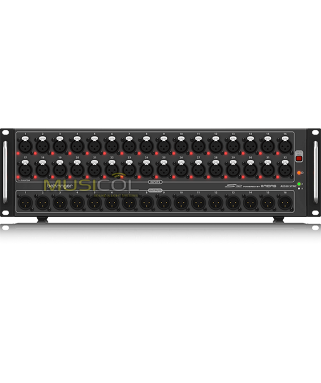 קופסאת במה 32 כניסות 16 יציאות S32