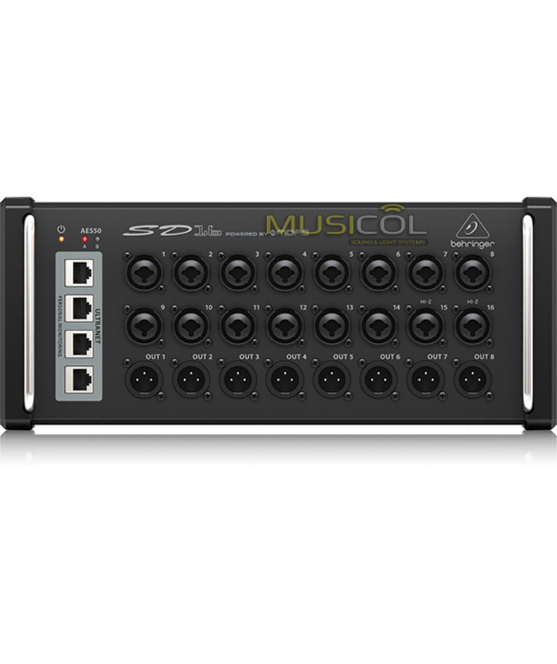 קופסאת במה 16 כניסות 8 יציאות SD16