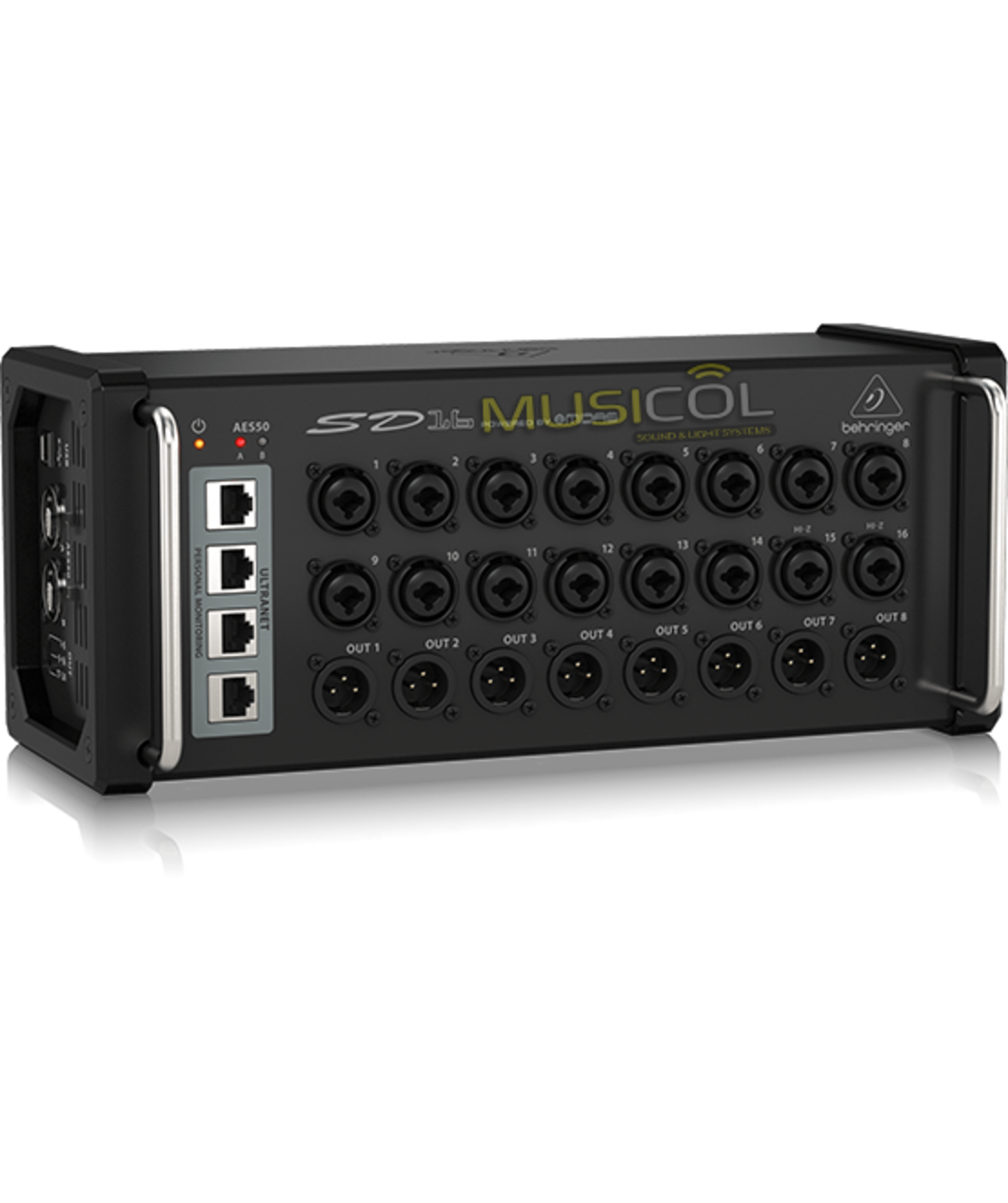 קופסאת במה 16 כניסות 8 יציאות SD16