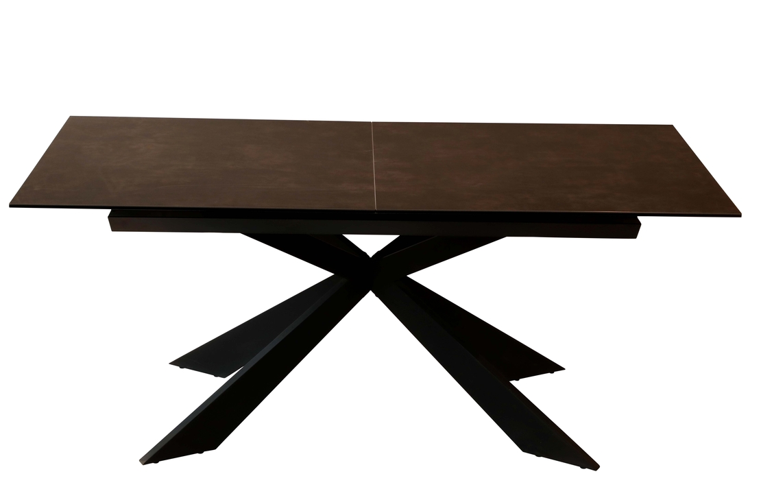 פינת אוכל דגם כאמל קרמיקה - אפור כהה חלודה