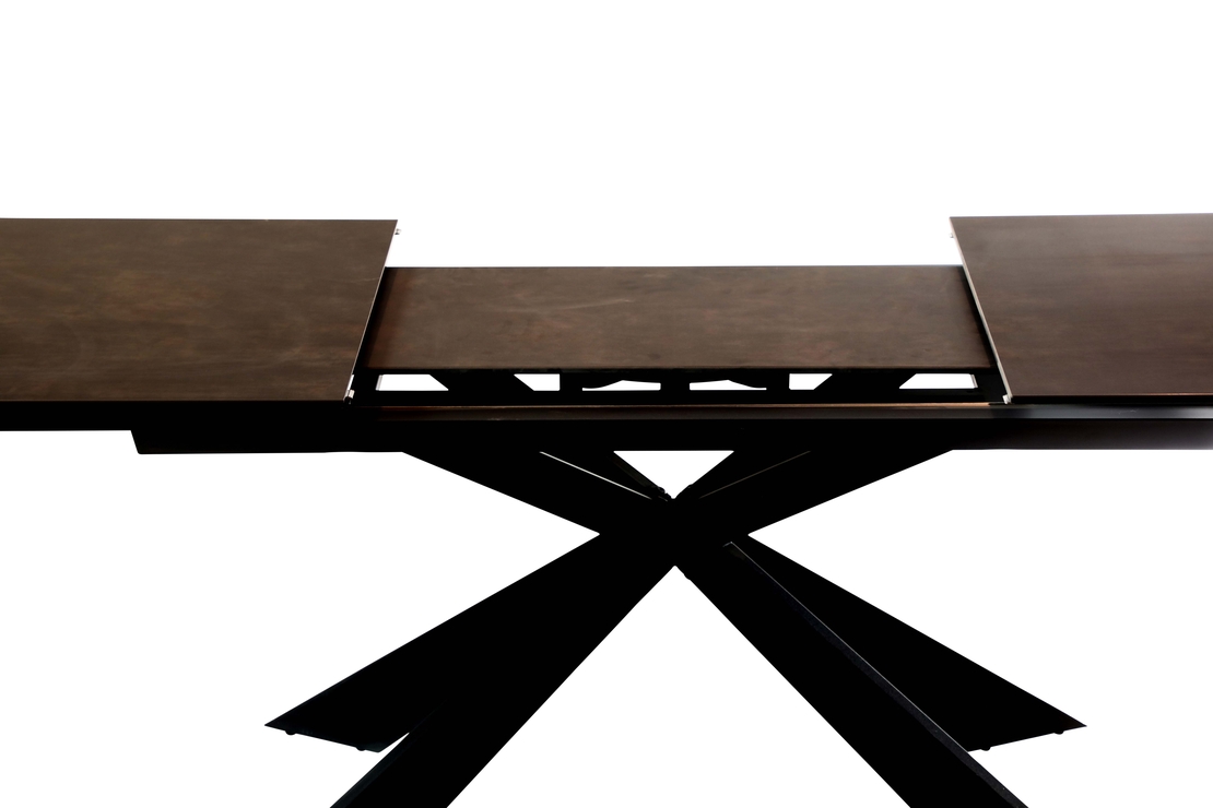 פינת אוכל דגם כאמל קרמיקה - אפור כהה חלודה