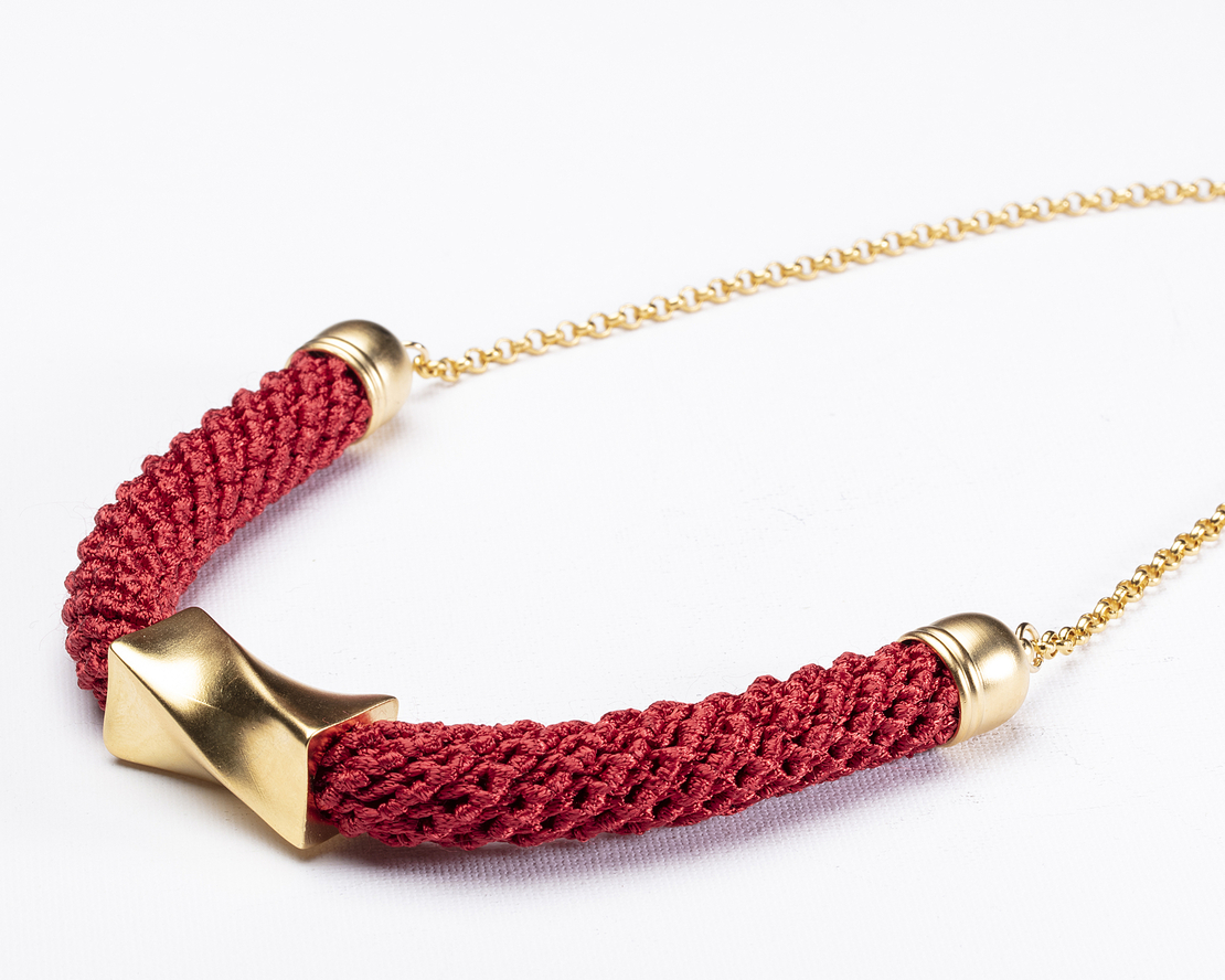 Black & Gold Necklace - Bat-Sheva  