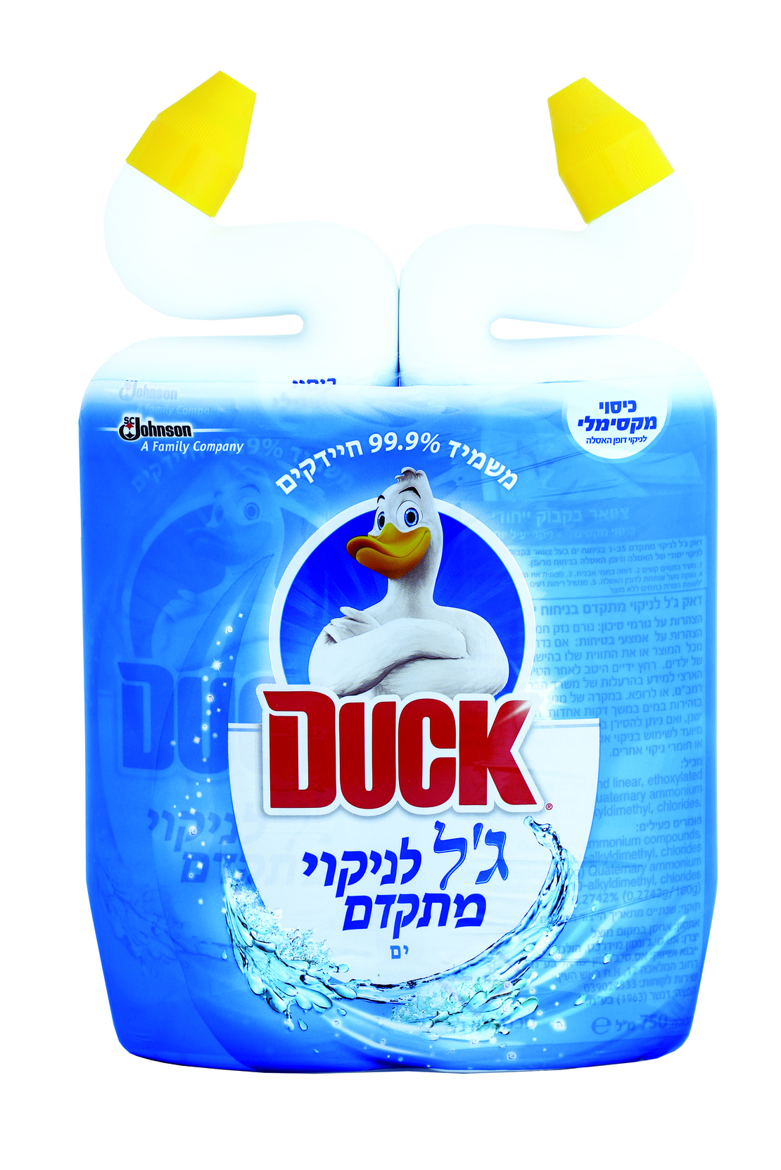 Duck מארז זוג נוזל לניקוי אסלות בניחוח ים