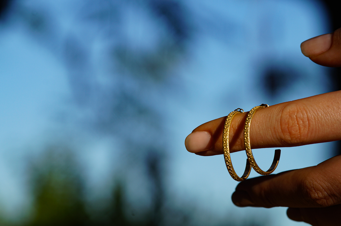 עגילי הדס גדולים