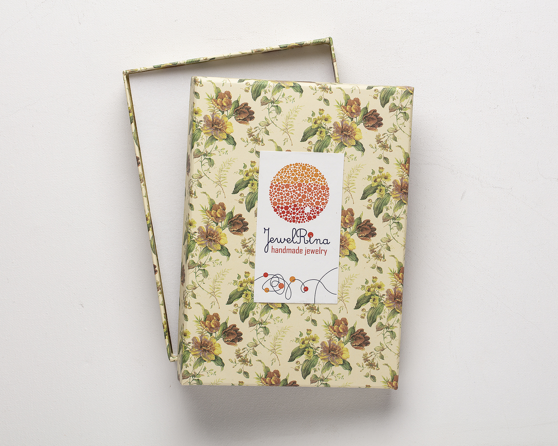 Black & Silver Big Drop Shape Pendant Necklace | Smadar 