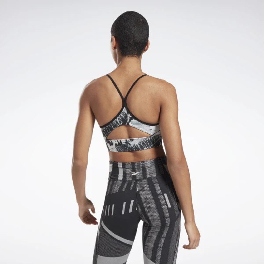 חזיית ריבוק נשים | Reebok Workout Ready Printed Sports Bra 