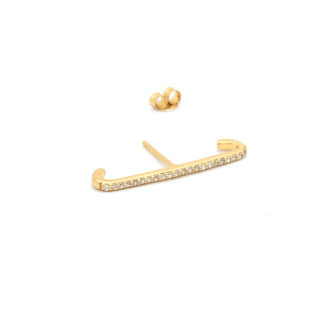 סט עגילים - EVA - כסף 925 בציפוי זהב מיקרוני 