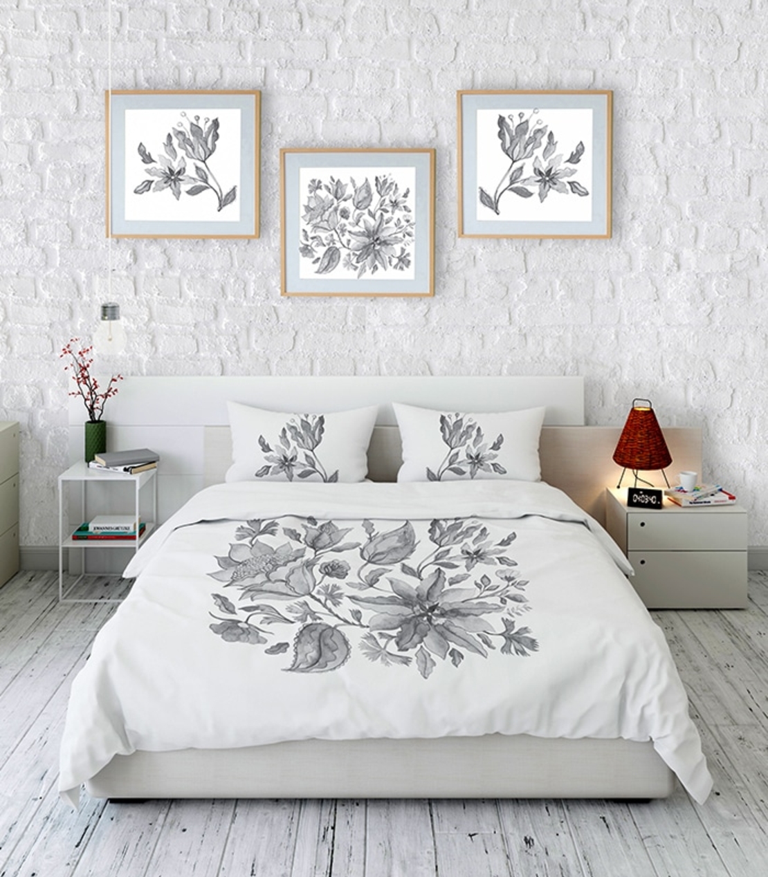 סט מצעים 100% כותנה דגם אריה 