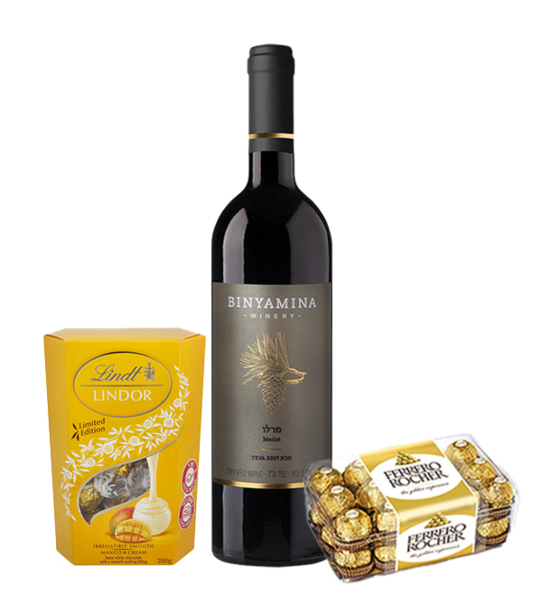 מארז שוקולד ויין