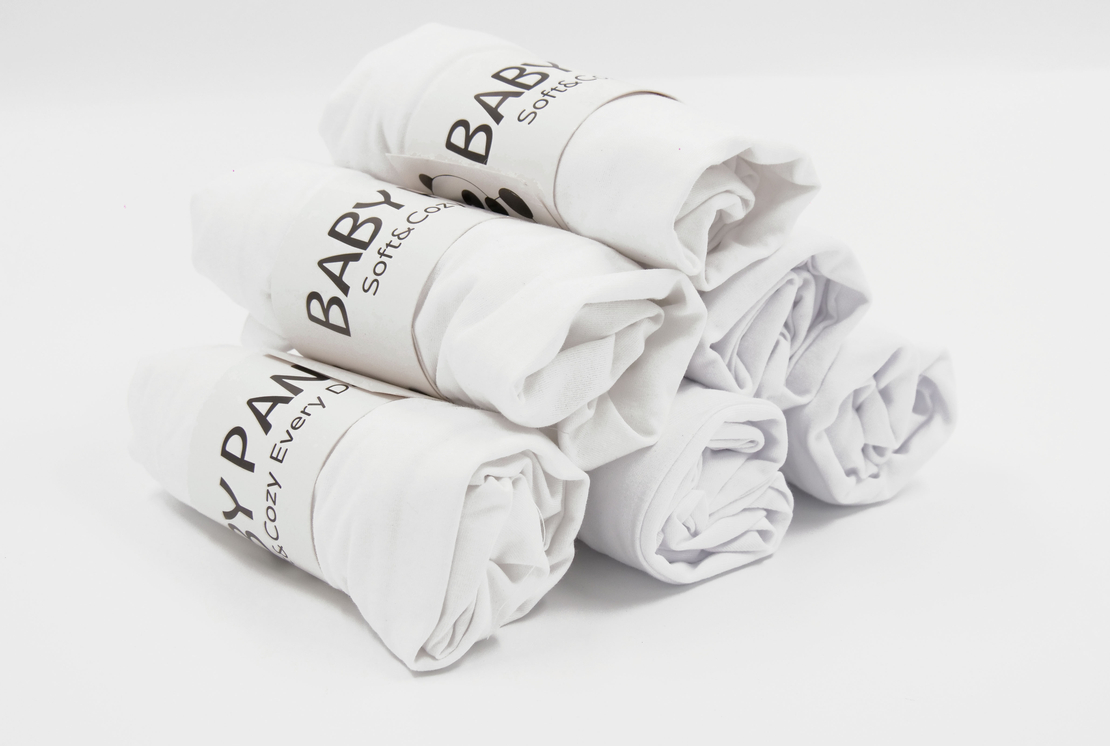 סדין לעגלה לאמבטיה | לבן שלג